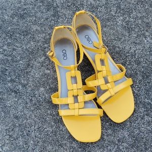 Yellow sandals